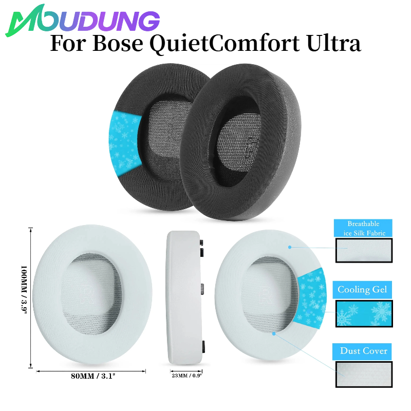 Bose Headphone Qc Ultra - MOUDUNG 冷却ジェルイヤーパッド Bose QuietComfort Ultra ヘッドフォン交換用