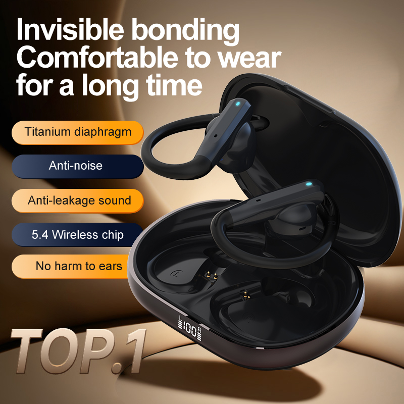 Earbuds Charging Case - 最新のヘッドホンTWSデュアルマイクENC OWSハンズフリーワイヤレスオープンイヤーノイズリダクションランニングスポーツイヤホンAudifonos