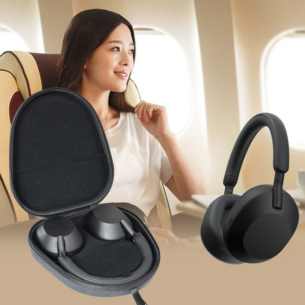 Sony Headphone Wh-1000Xm5 - ソニー WH1000XM5 イヤホン用ハードキャリングケース ポータブル収納バッグ トラベルEVA保護ケース ソニー
