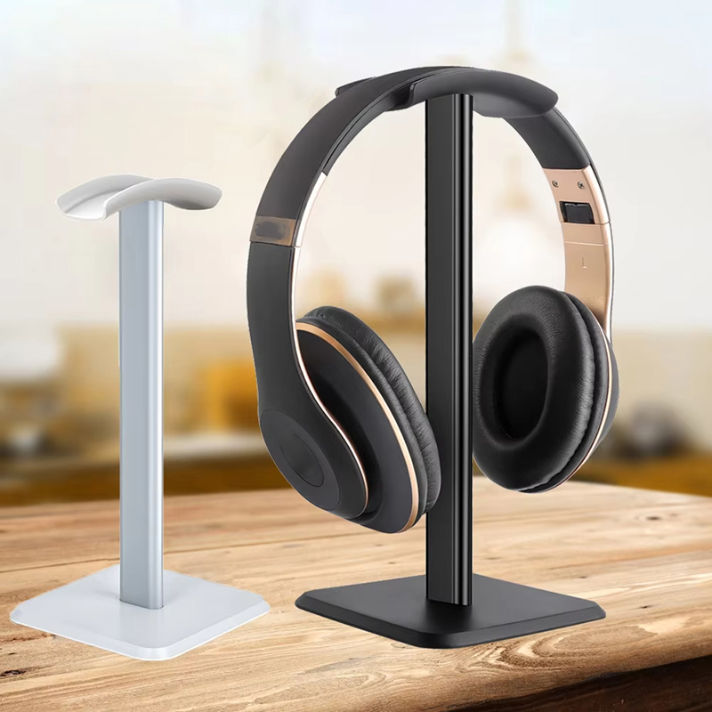 Headphone Stand Desk - プラスチックデスクトップヘッドフォンスタンドポータブルゲームデスクイヤホンスタンドヘッドフォンヘッドセットホルダー安定したスタンドイヤホンアクセサリー