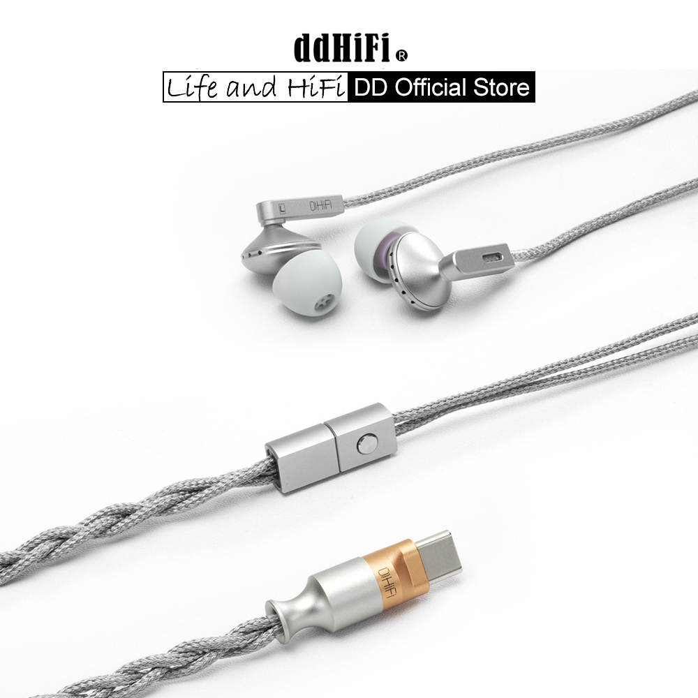 Usb C Earphone - DD ddHiFi E13P (メモリ) セミインイヤー平面イヤホン |
