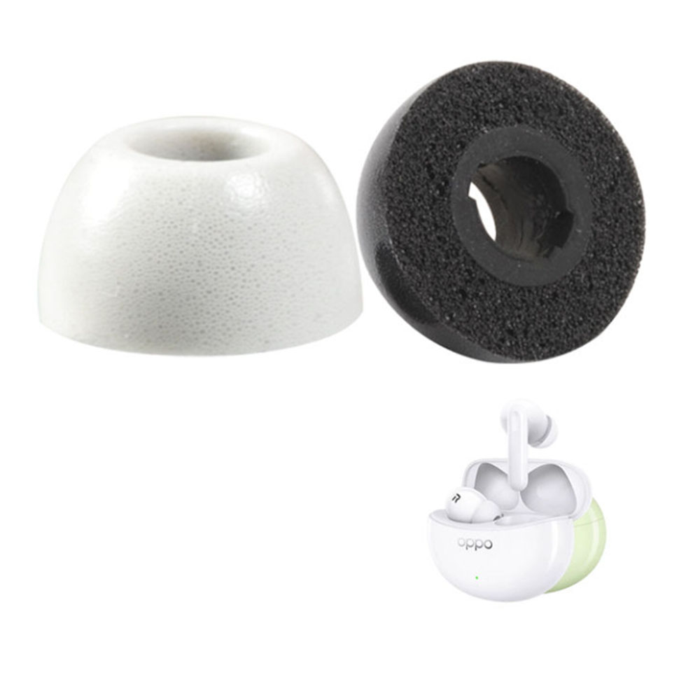 Earphone Foam Tip - Oppo enco-Bluetoothヘッドセット用フォームチップ,6個,フォーム,アクセサリーキット