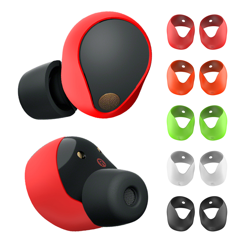 Sony Headphone Wf-1000Xm5 - 5 ペアのシリコンイヤーチップカバーアクセサリー滑り止めイヤーキャップ交換用保護耳カバー Sony WF-1000XM5 ヘッドフォン用