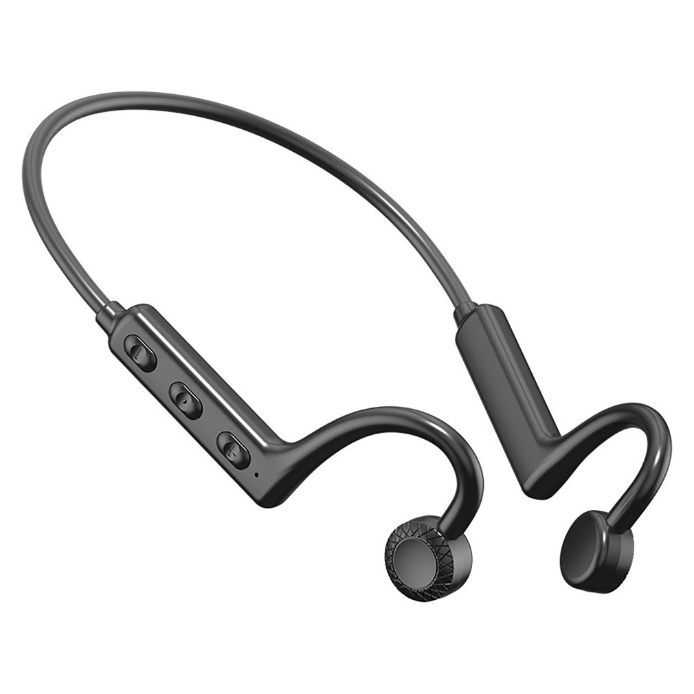 Sports Earphone Hook - 骨伝導イヤホンワイヤレス Bluetooth ヘッドセット防水快適な着用感オープンイヤーフックスポーツヘッドフォンドロップシッピング