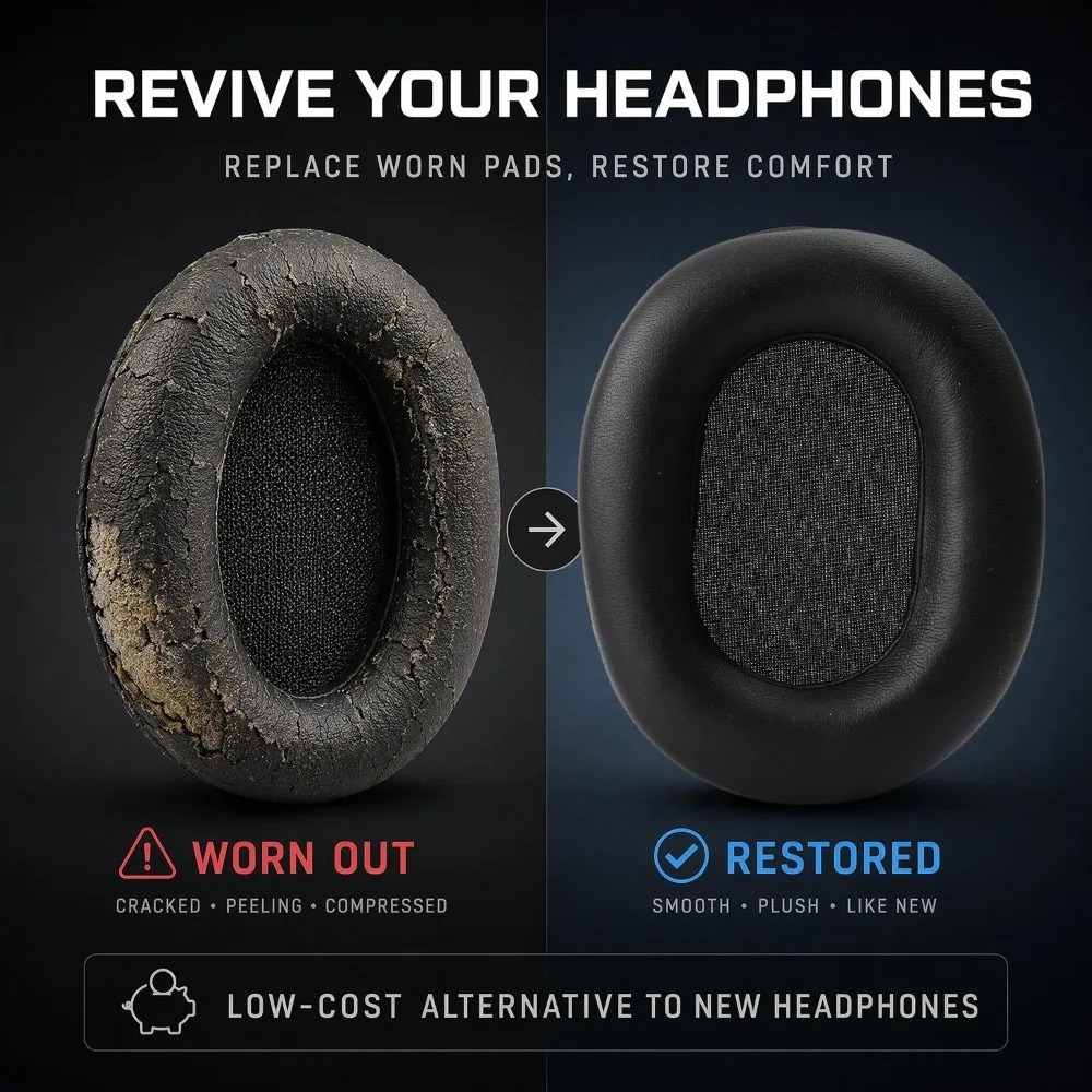 1 ペア交換用イヤーパッドクッション SONY WH-100 - Sony Headphone Wh-1000Xm5 のレビューと価格