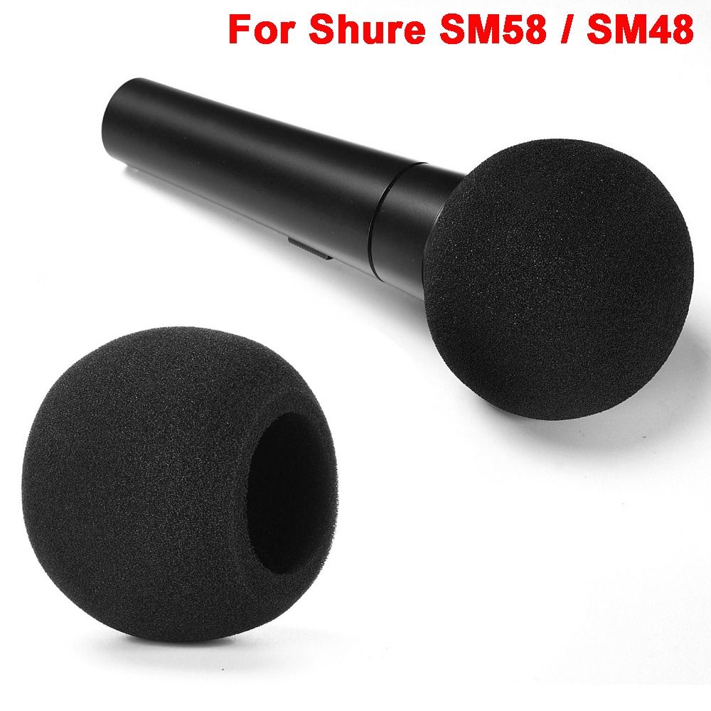 交換用マイクウィンドスクリーンカバー 植毛スポンジフォーム  - Shure Mic Sm58 のレビューと価格