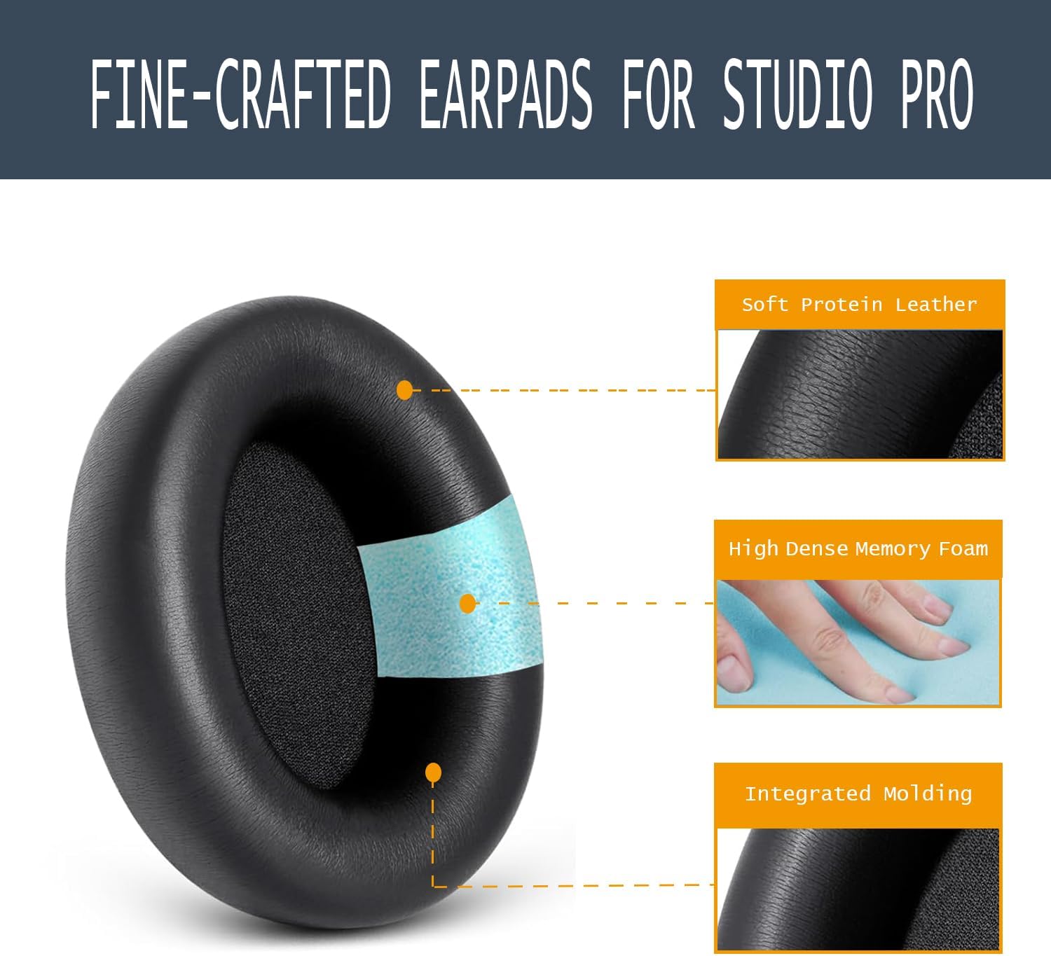 Beats Studio Pro用交換用イヤーパッド、イヤー - Beats Headphone Studio Pro のレビューと価格