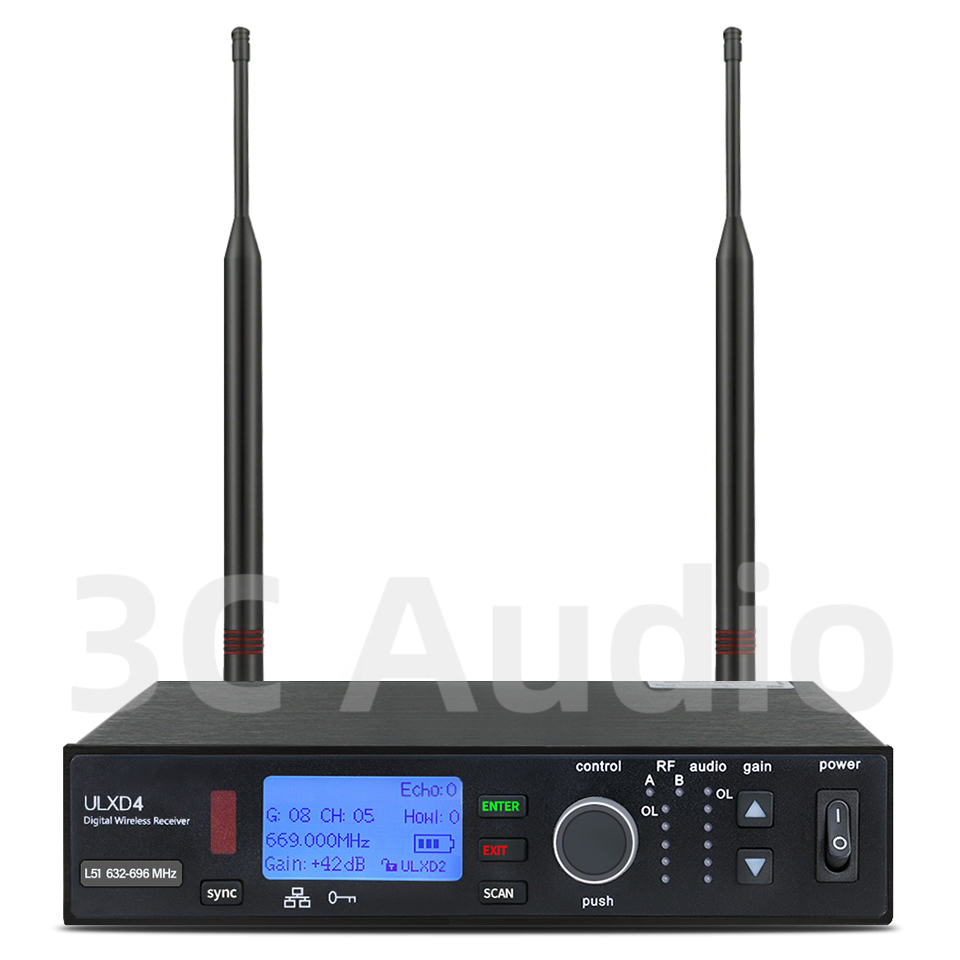 ULXD4-SLXD 500/600MHz プロフェッショナ - Shure Mic Sm58 のレビューと価格