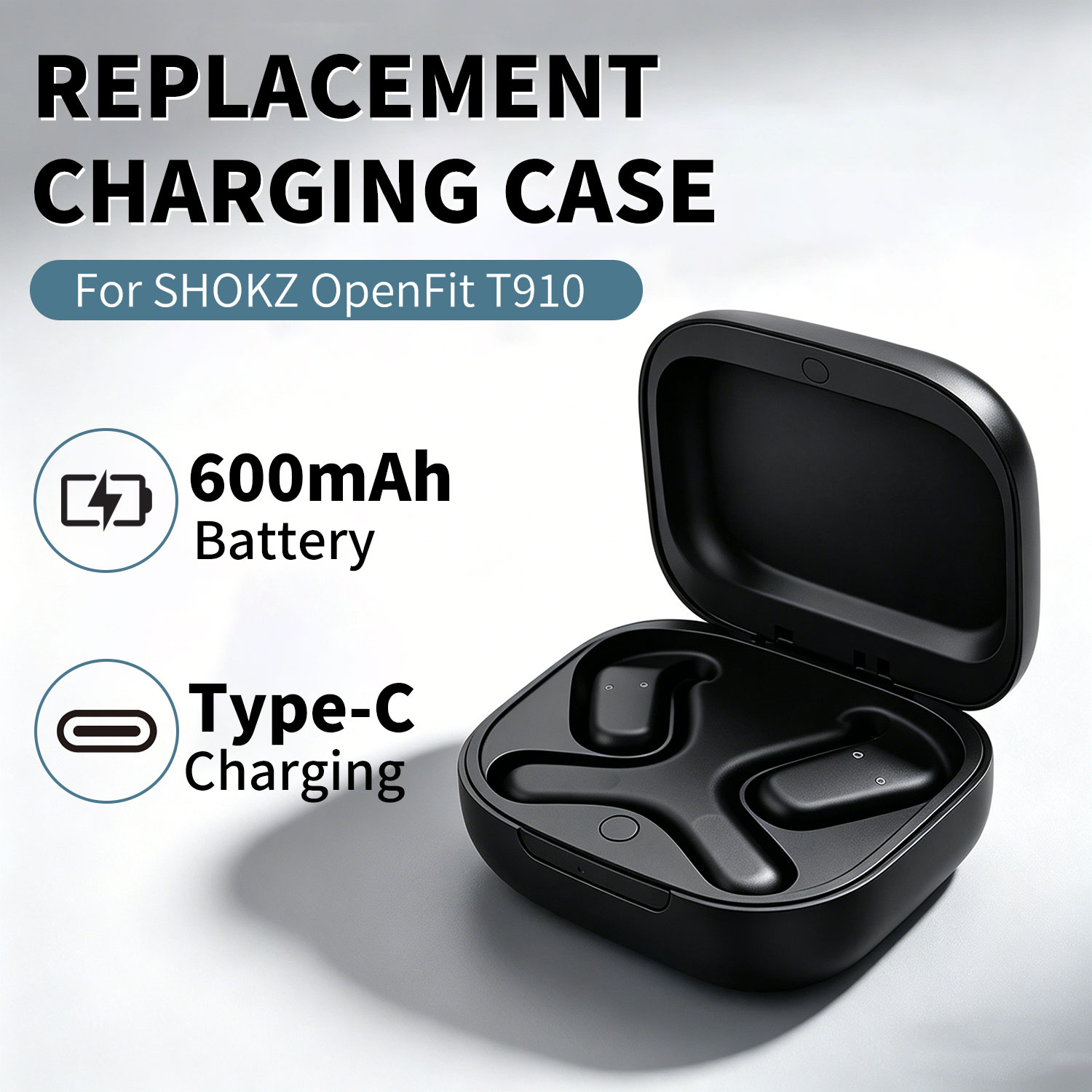 交換用充電ケース SHOKZ OpenFit T910 ワイ - Earbuds Charging Case のレビューと価格