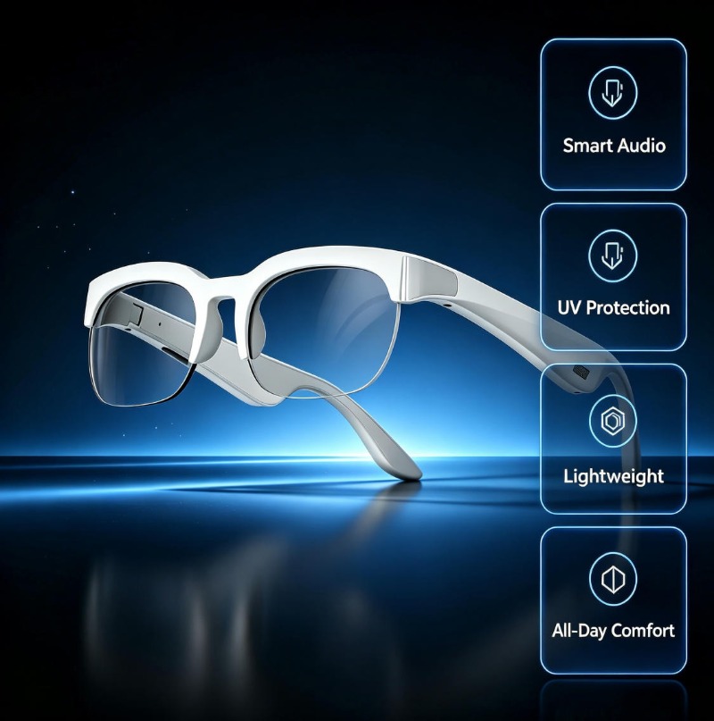 2026 XG89リアルタイムAI翻訳サングラス オープンイ - Bluetooth Headset On Ear のレビューと価格
