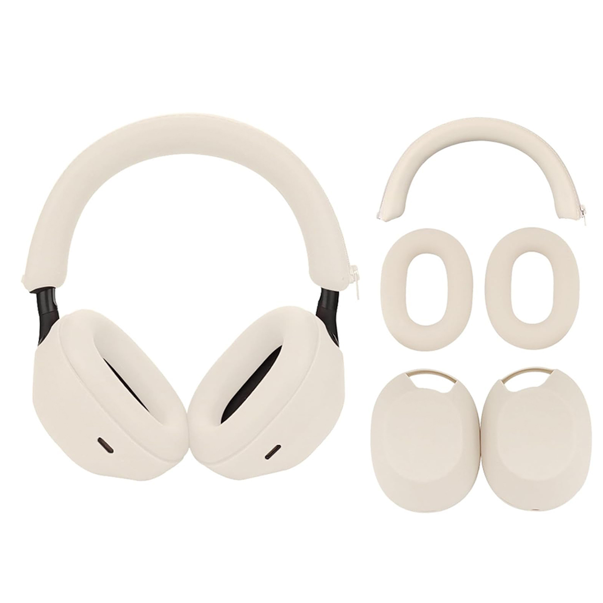 ソニーヘッドフォン用シリコン保護カバー、イヤーマフプロテクタ - Sony Headphone Wh-1000Xm5 のレビューと価格