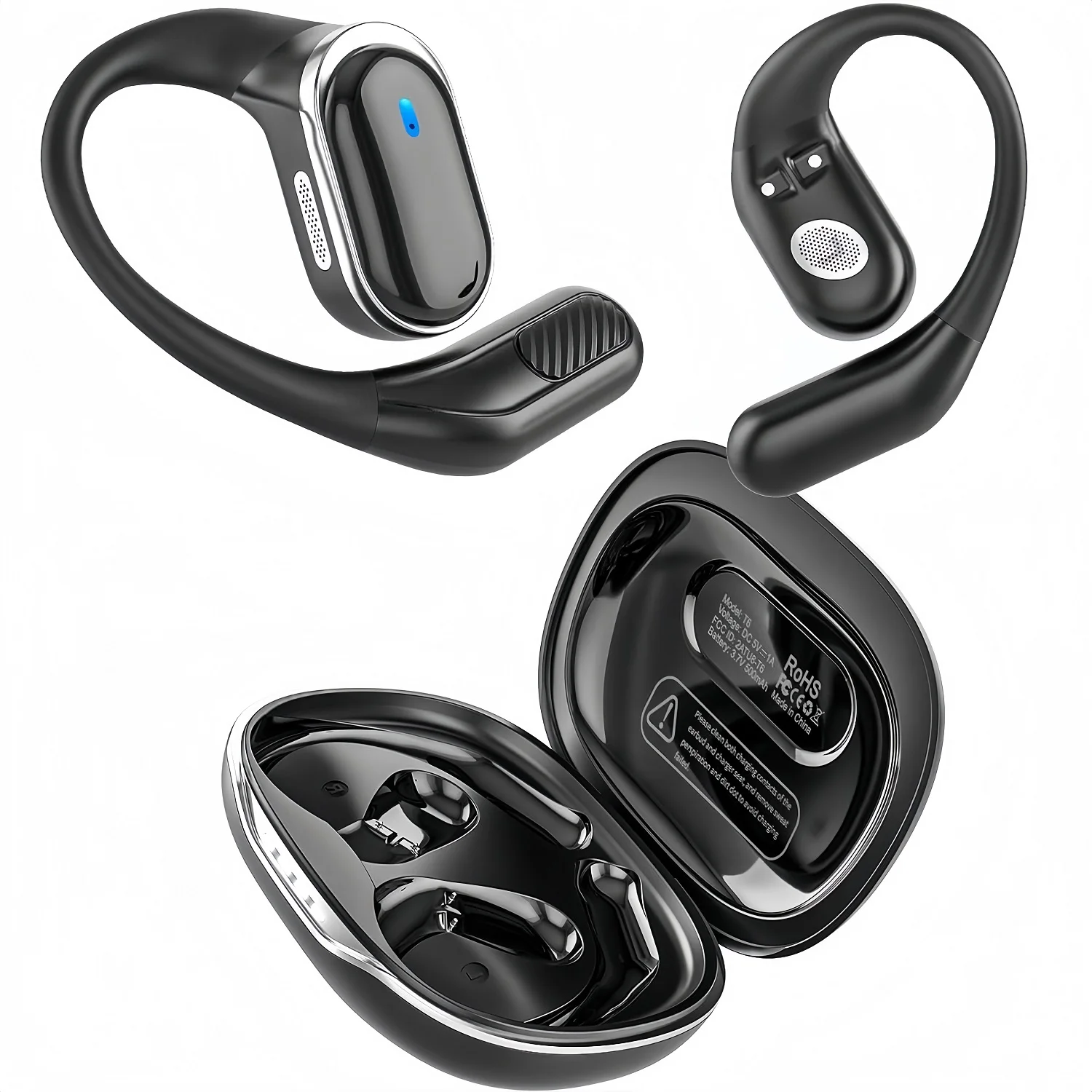 Bluetoothイヤホン ワイヤレスヘッドホン マイク付き - Sports Earphone Hook のレビューと価格